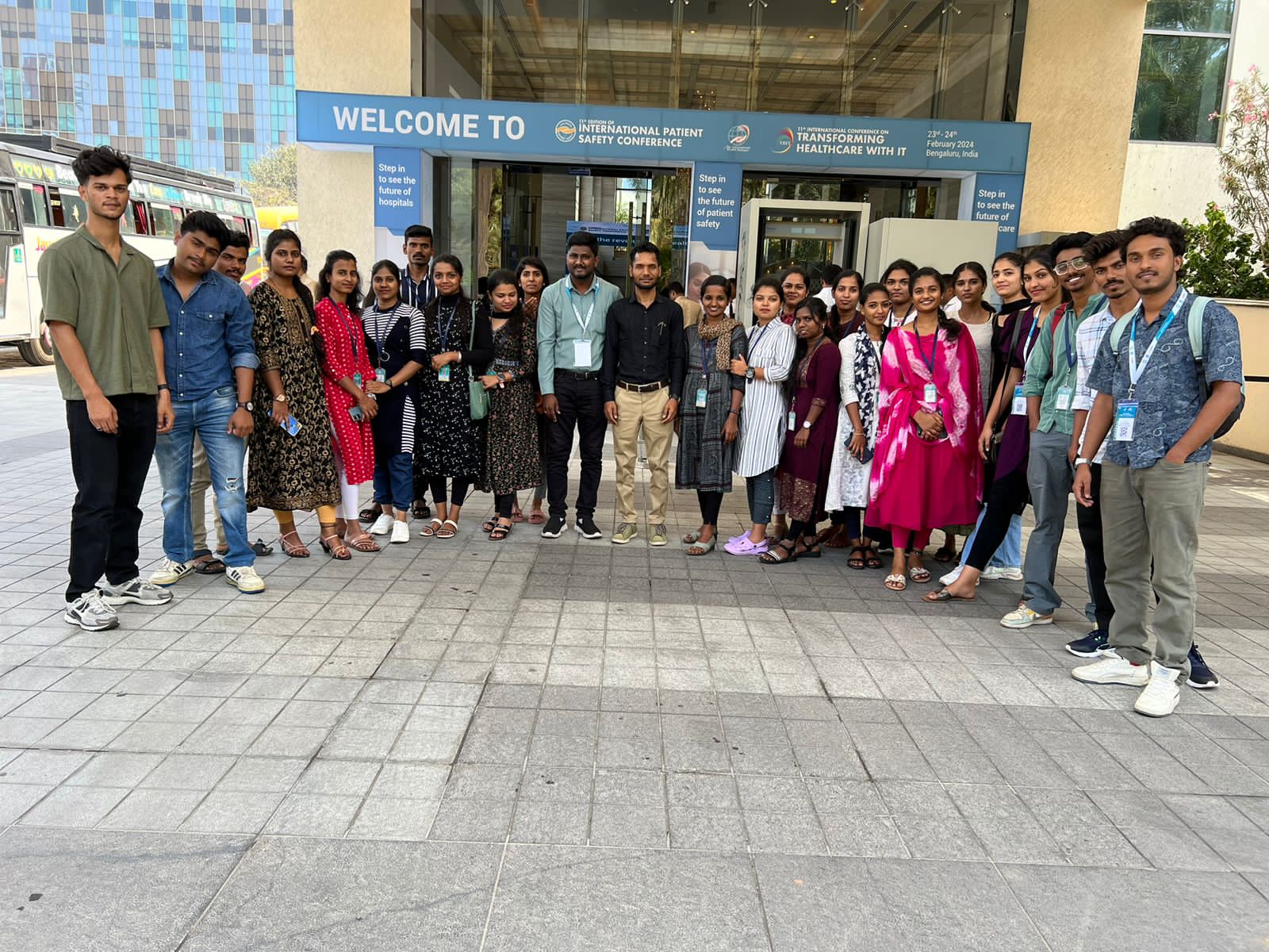 4th Year Nursing Students attended “International Patient Safety Conference 2024”. Held at Bangalore on 23rd and 24th February 2024.