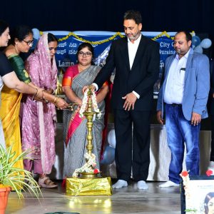 Oath taking and lamp lighting ceremony of first year Nursing students, 12th December 2023